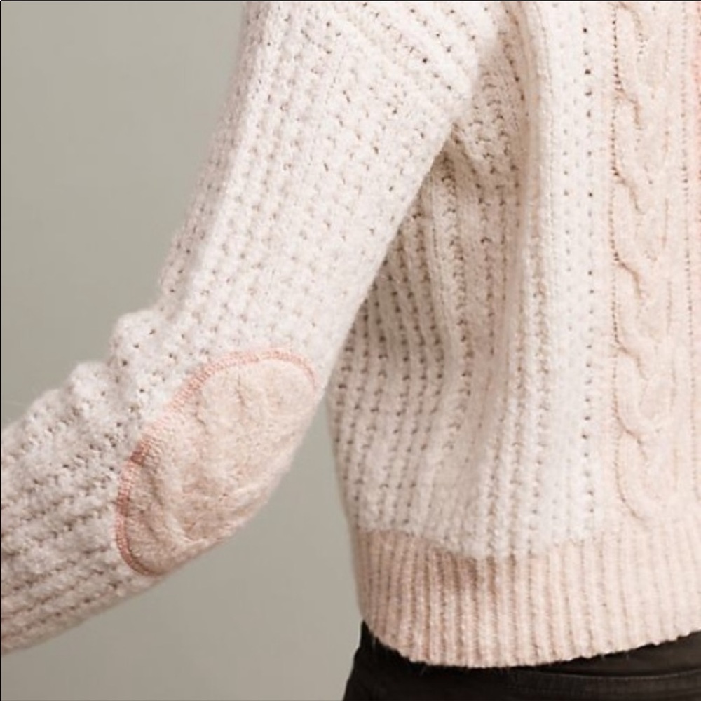 NWT - Anthro Sleeping on Snow Marie Cable , sz M - Picture 2 of 6